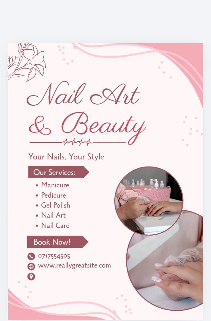 salon flyers